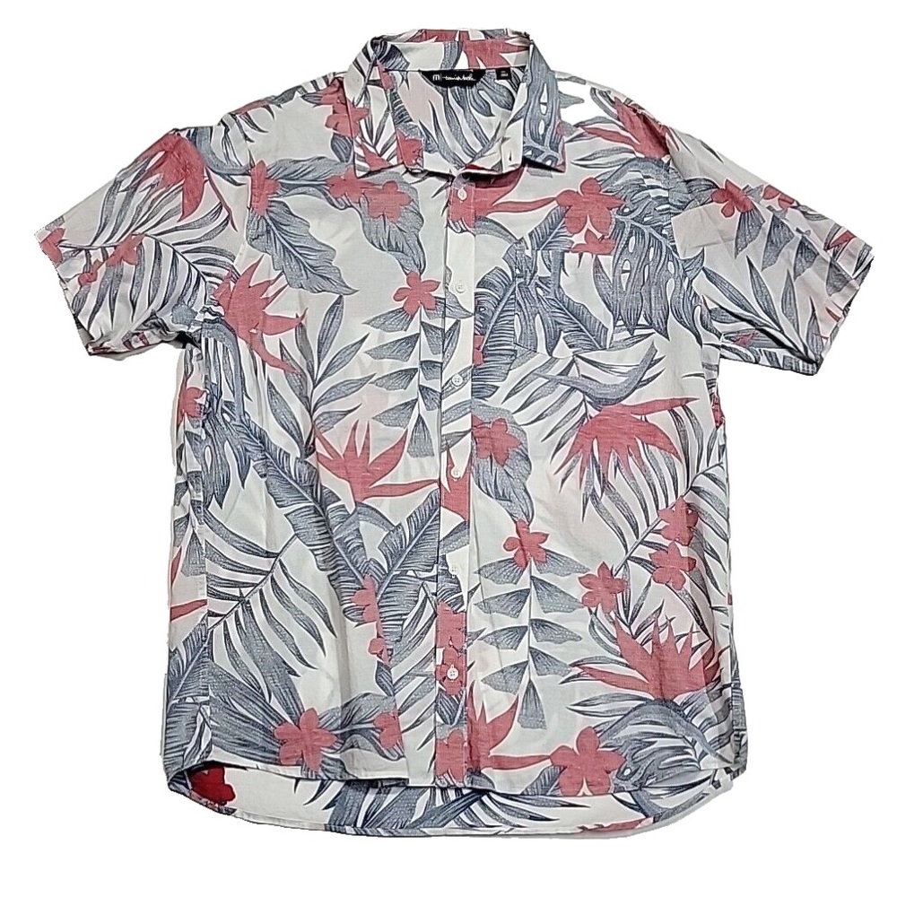 Travis Matthew Performance Hawaiian Short Sleeve Button Down